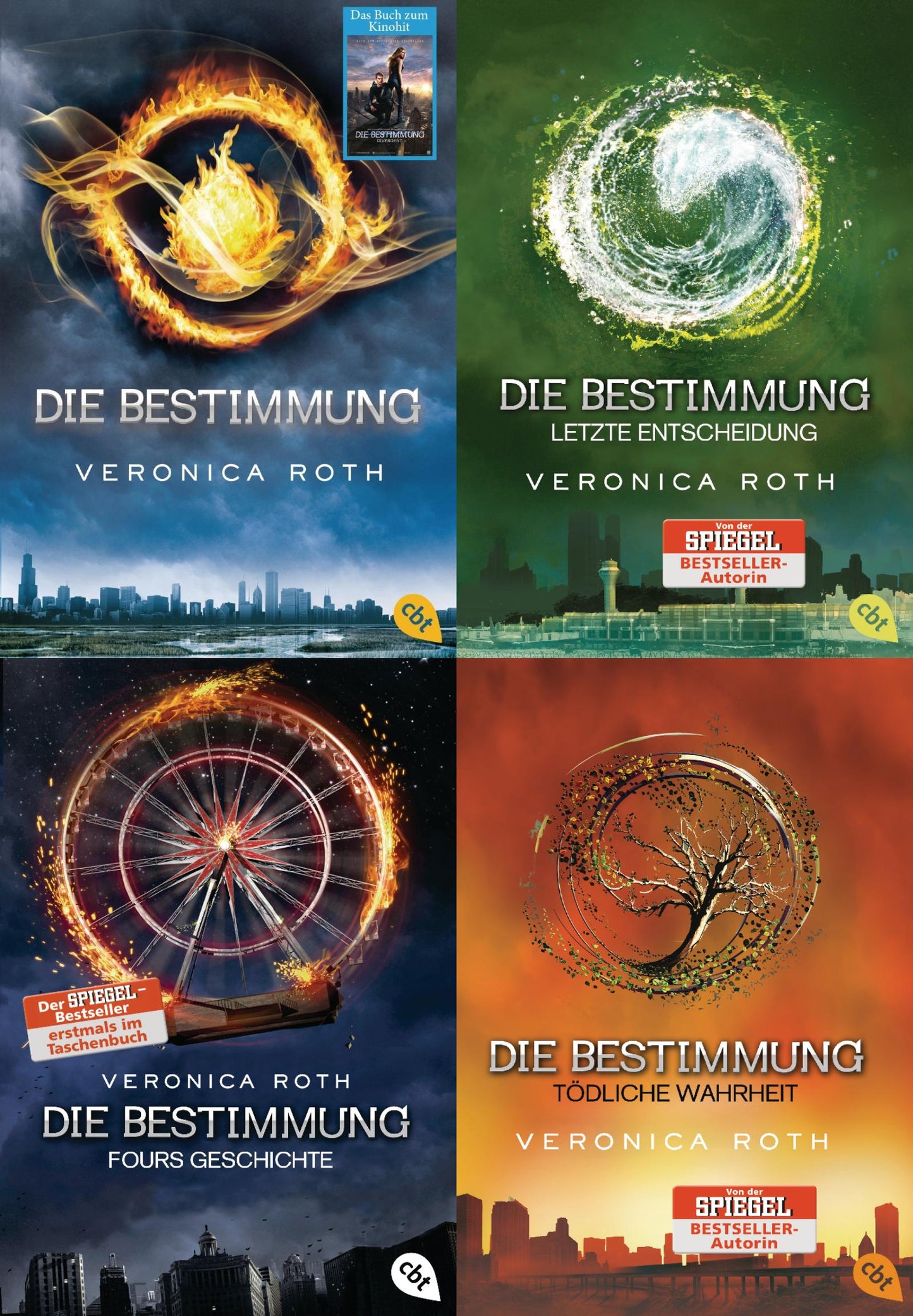 Veronica Roth Die Bestimmung 1-4 komplett (Die Bestimmung - Tödliche Wahrheit - Letzte Entscheidung - Fours Geschichte