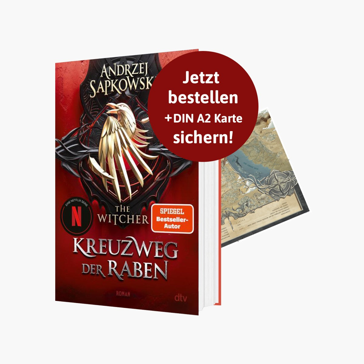 Prequel zur Witcher-Saga: Kreuzweg der Raben + 1 exklusive Landkarte