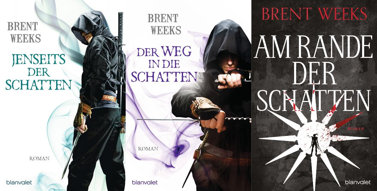 Schatten-Trilogie. Konvolut 3 Bände. 1.) Der Weg in die Schatten, 2.) Am Rande der Schatten, 3.) Jenseits der Schatten.