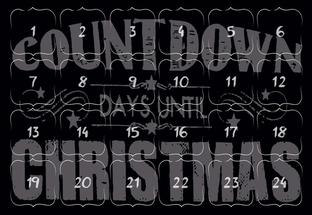 Adventskalender Countdown days until Christmas