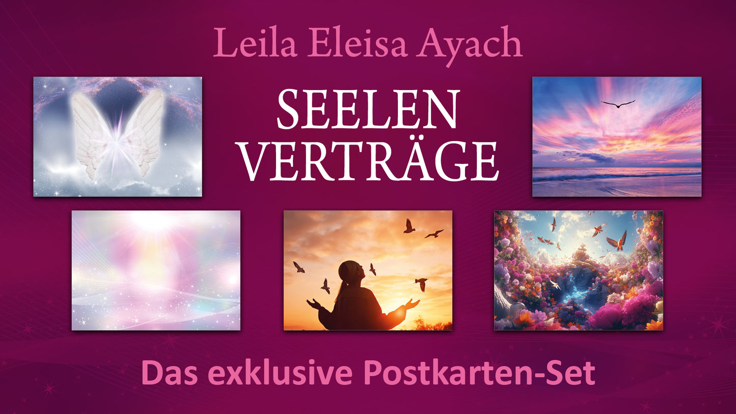 Seelenverträge: 8 Bände in 5 Büchern + 1 exklusives Postkartenset
