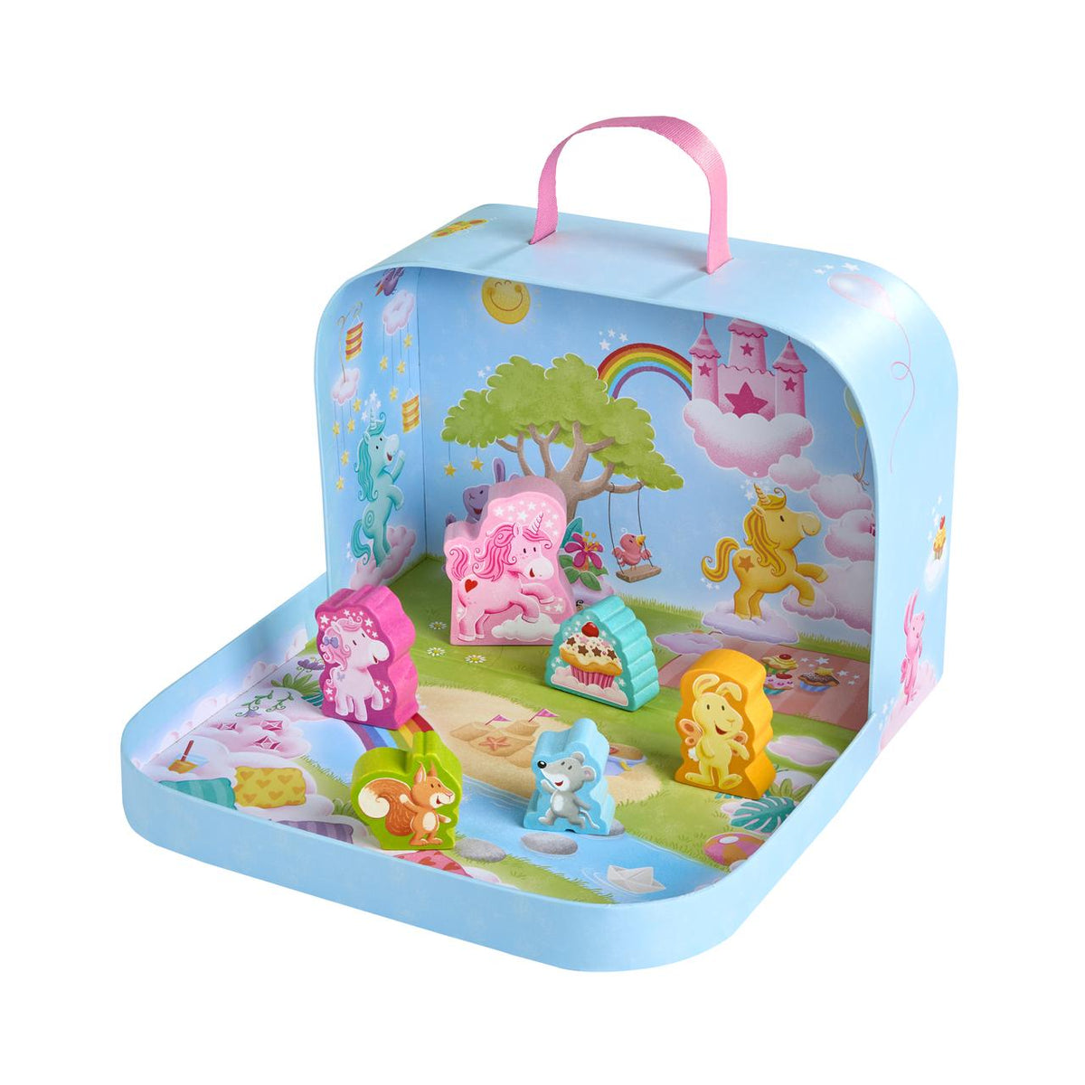 Einhorn Glitzerglück - Spielwelt im Koffer