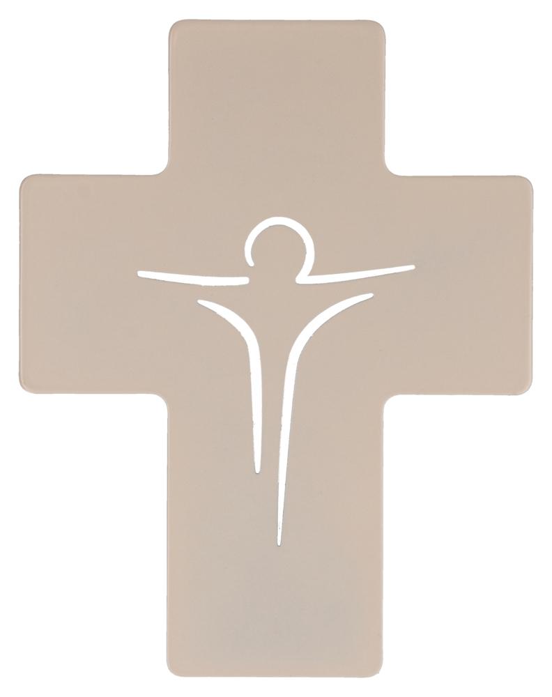 Kreuz aus Metall - Christus