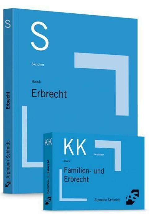 Skript Erbrecht, m. Karteikarten Familien- und Erbrecht