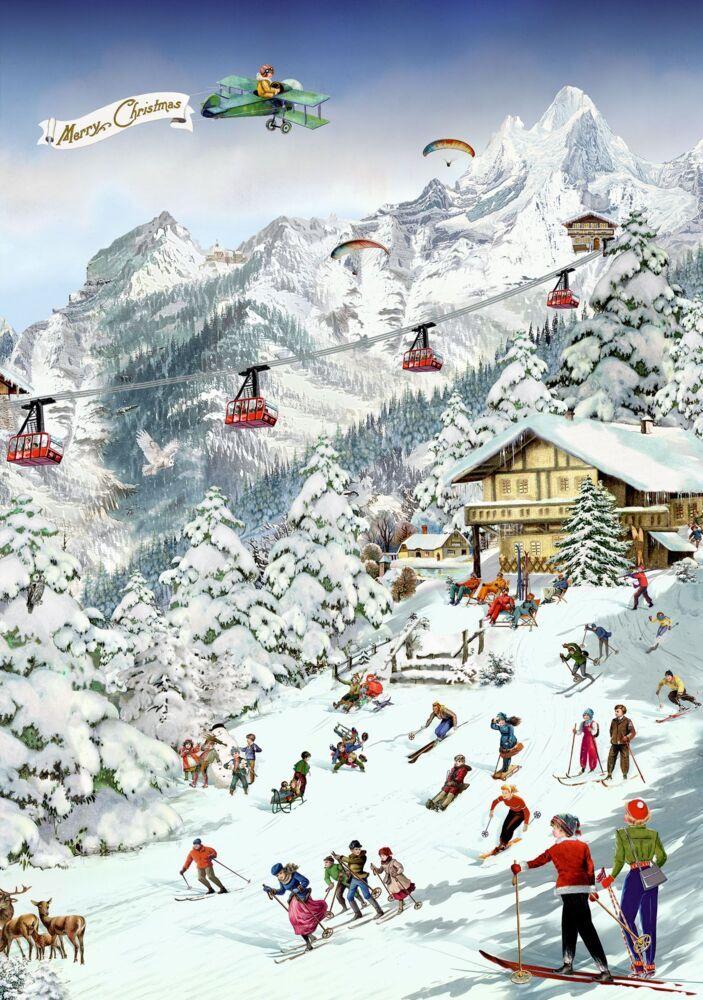 Auf der Skipiste