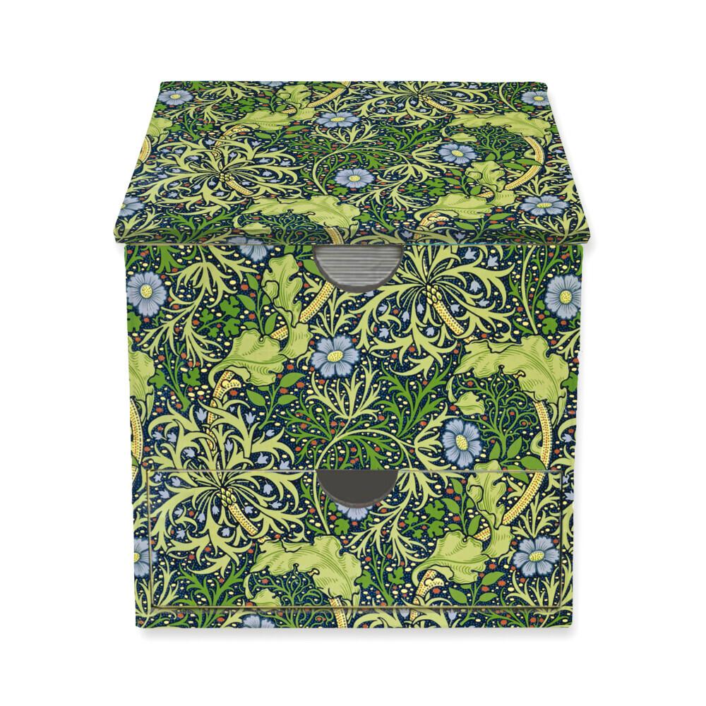 Memo Cube: William Morris, Meeresalgen Tapetendesign
