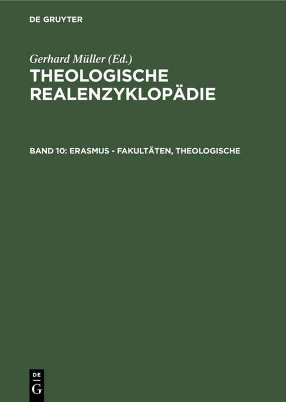 Erasmus - Fakultäten, Theologische
