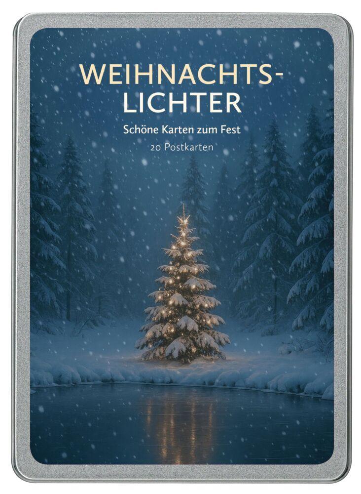 Weihnachtslichter Postkarten VE 20