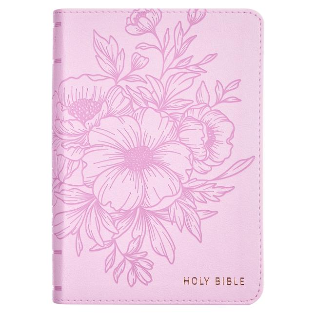KJV Bible Compact Large Print (Faux Leather, Purple)
