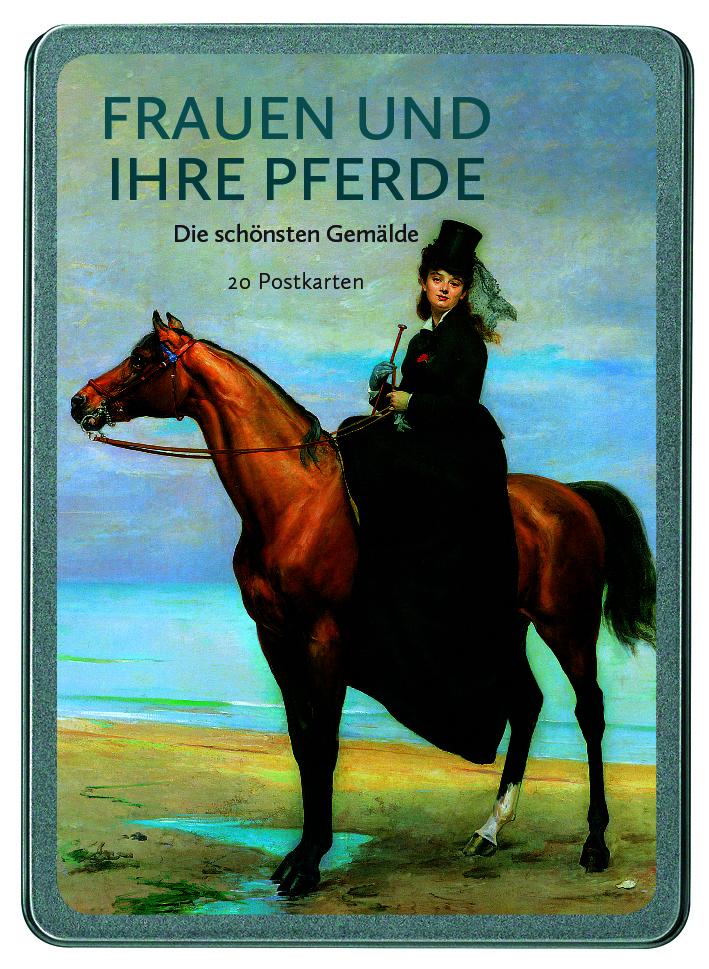 Frauen und ihre Pferde Postkarten