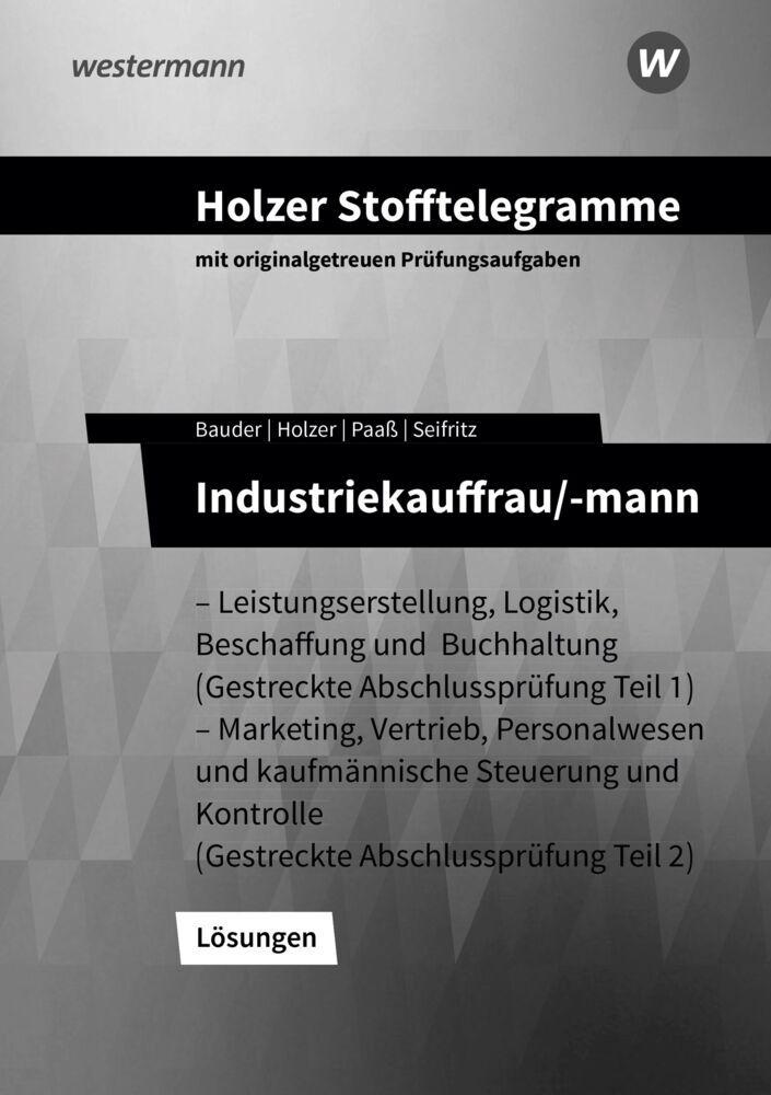 Holzer Stofftelegramme Baden-Württemberg - Industriekauffrau/-mann