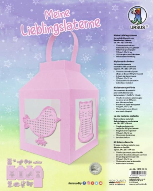 URSUS Meine Lieblingslaterne, pink