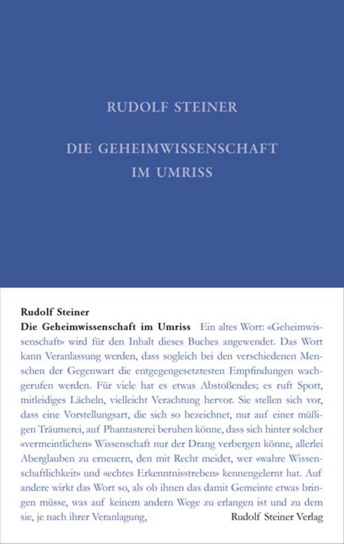 Buchcover: Die Geheimwissenschaft im Umriss