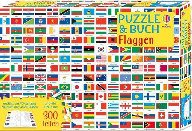 Buchcover: Puzzle & Buch: Flaggen