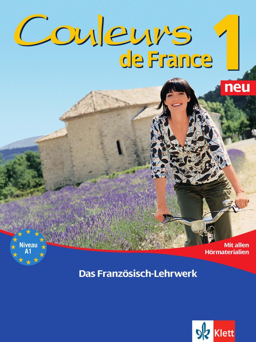 Couleurs de France Neu 1 - Lehr- und Arbeitsbuch mit Beiheft \"Extra\" und allen Hörmaterialien