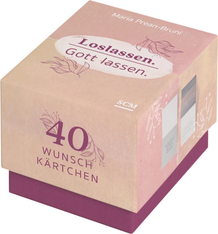 Buchcover: Loslassen. Gott lassen. 40 Wunschkärtchen
