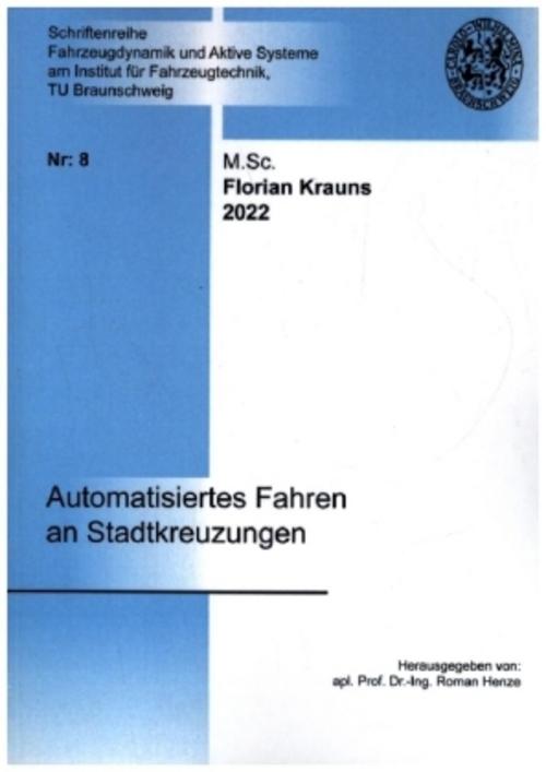 Buchcover: Automatisiertes Fahren an Stadtkreuzungen