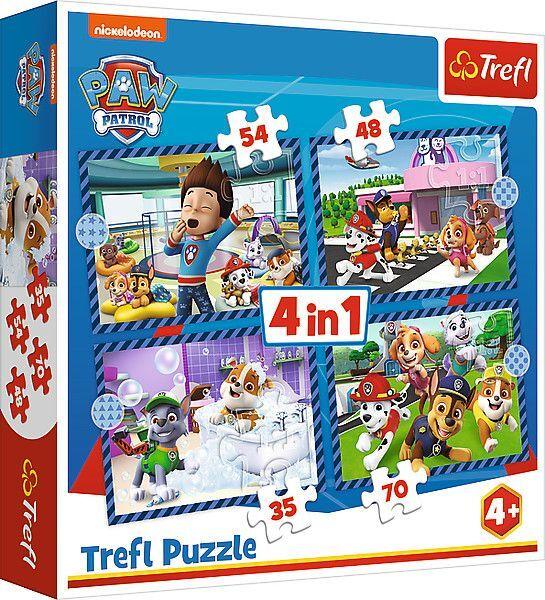 Buchcover: 4 in 1 Puzzle - PAW Patrol