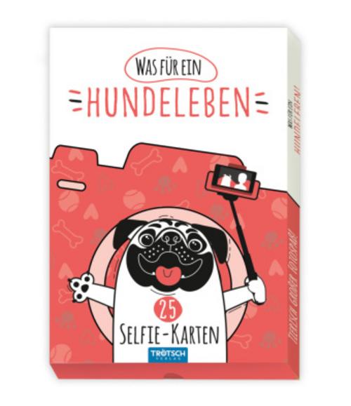 Buchcover: Trötsch Kartenset Selfiekarten Was für ein Hundeleben
