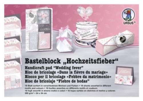 URSUS Bastelblock \"Hochzeitsfieber\"