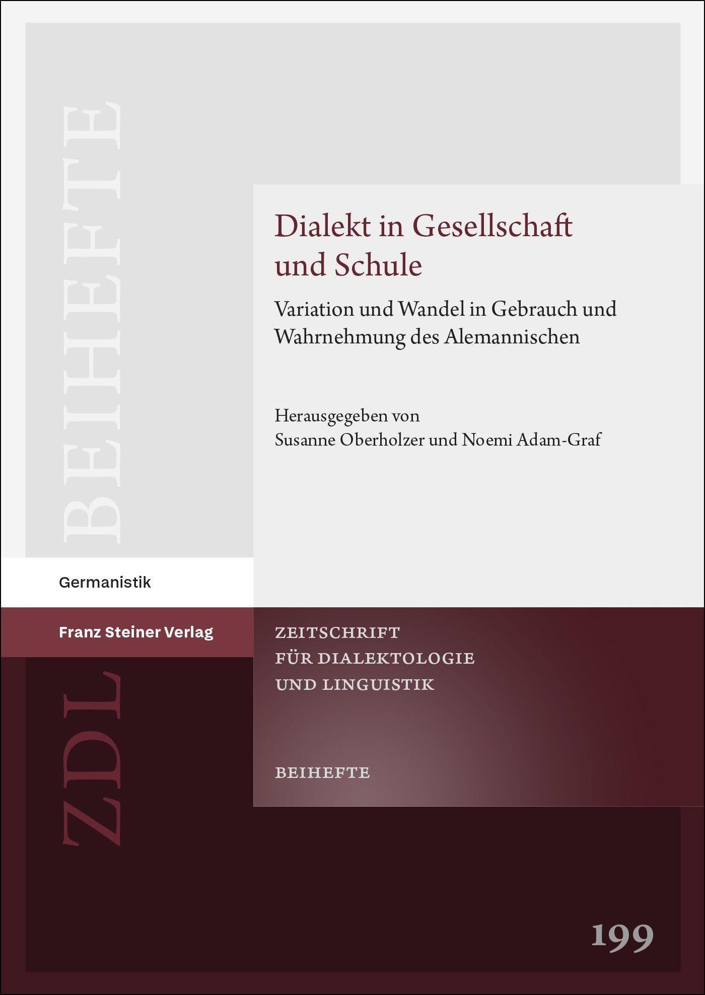 Dialekt in Gesellschaft und Schule