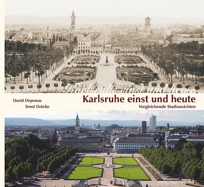 Buchcover: Karlsruhe einst und heute