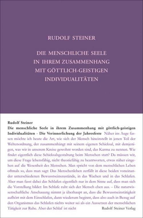 Buchcover: Die menschliche Seele in ihrem Zusammenhang mit göttlich-geistigen Individualitäten