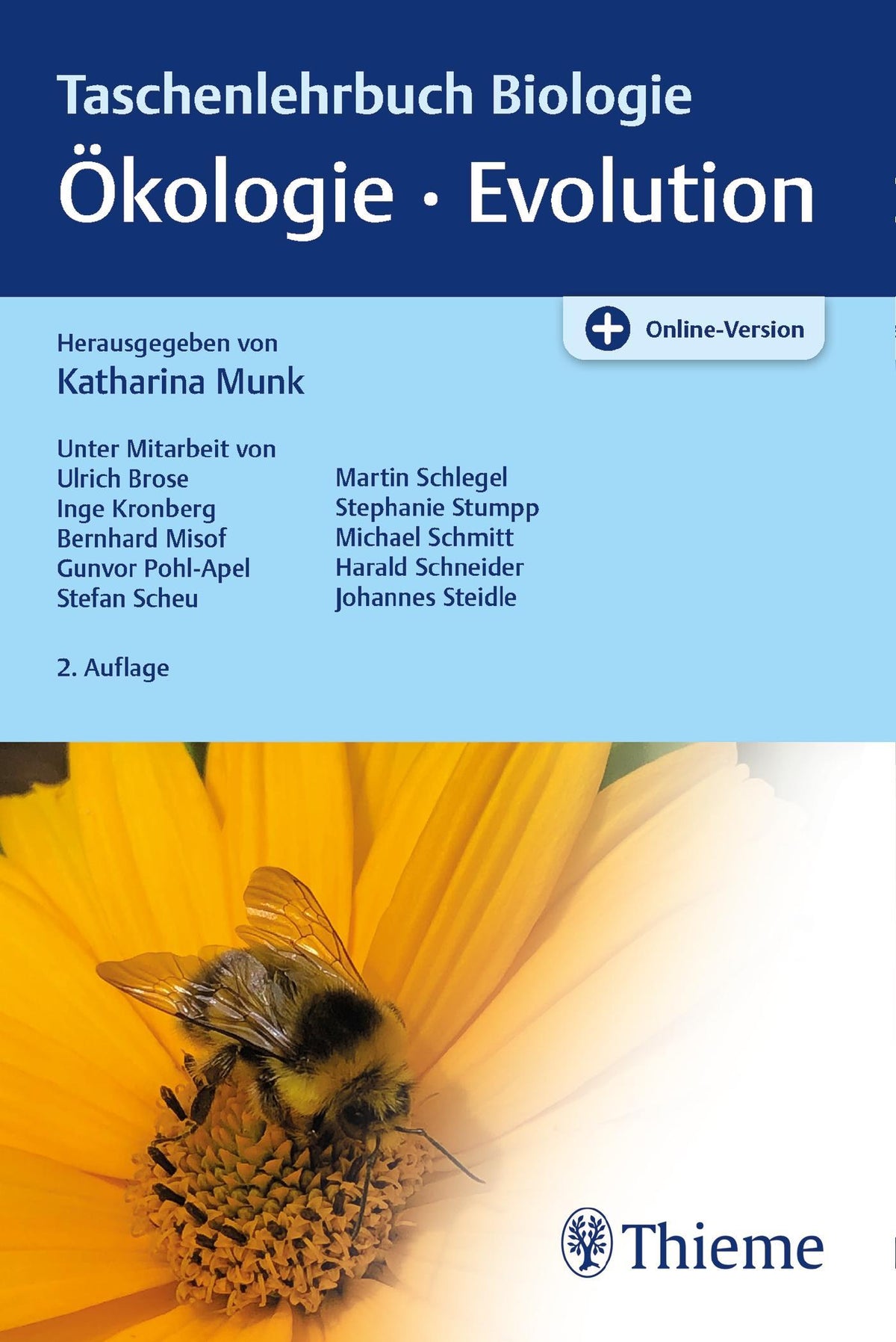 Buchcover: Taschenlehrbuch Biologie: Ökologie, Evolution