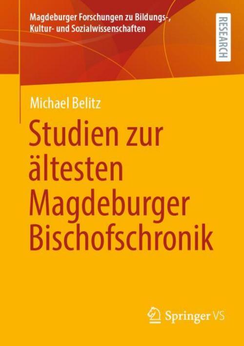 Buchcover: Studien zur ältesten Magdeburger Bischofschronik