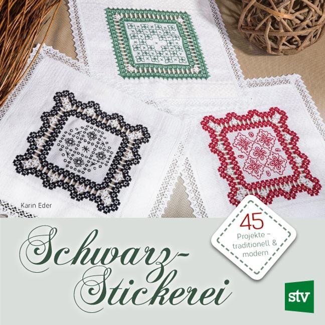 Buchcover: Schwarzstickerei