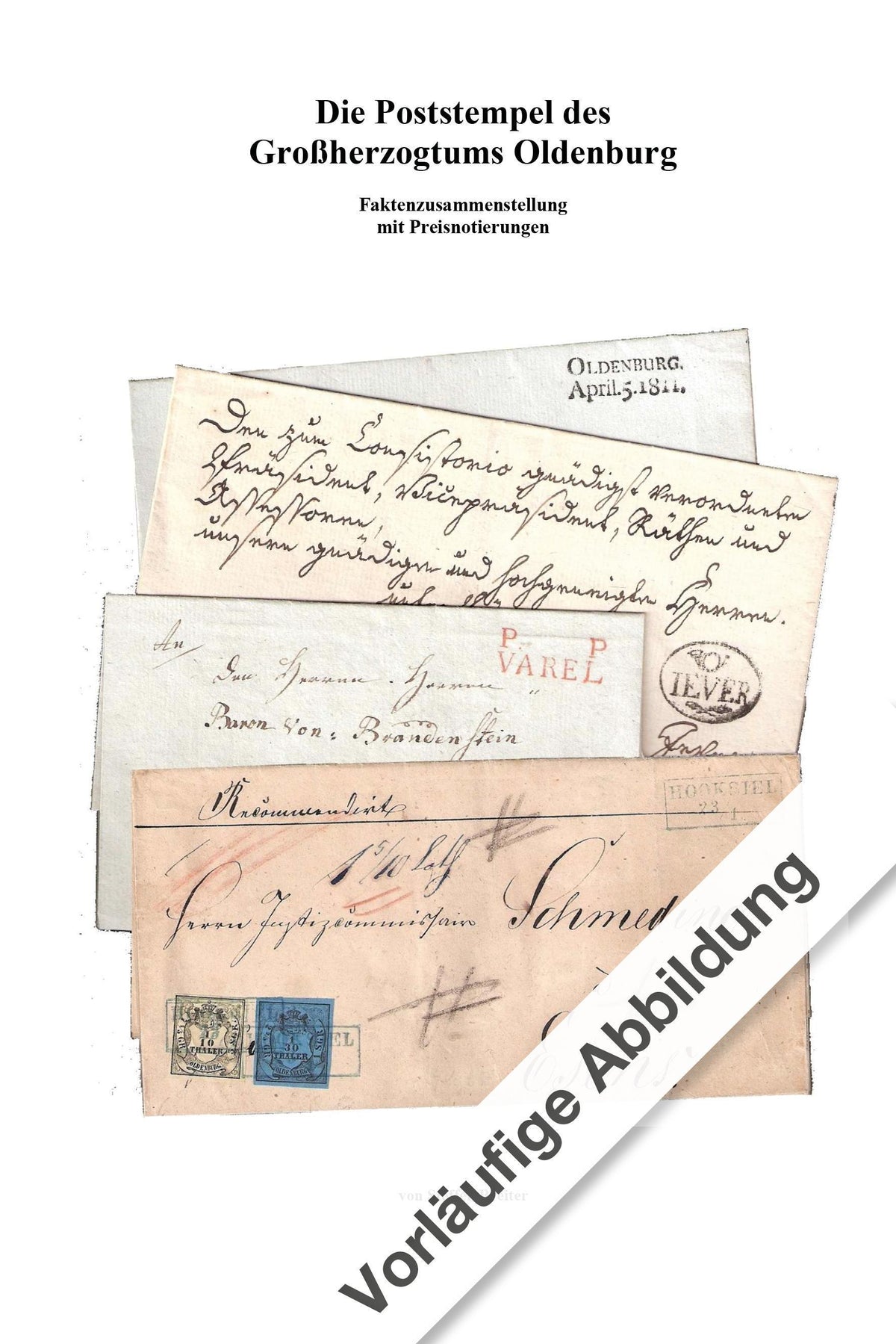 Buchcover: Die Poststempel des Großherzogtums Oldenburg