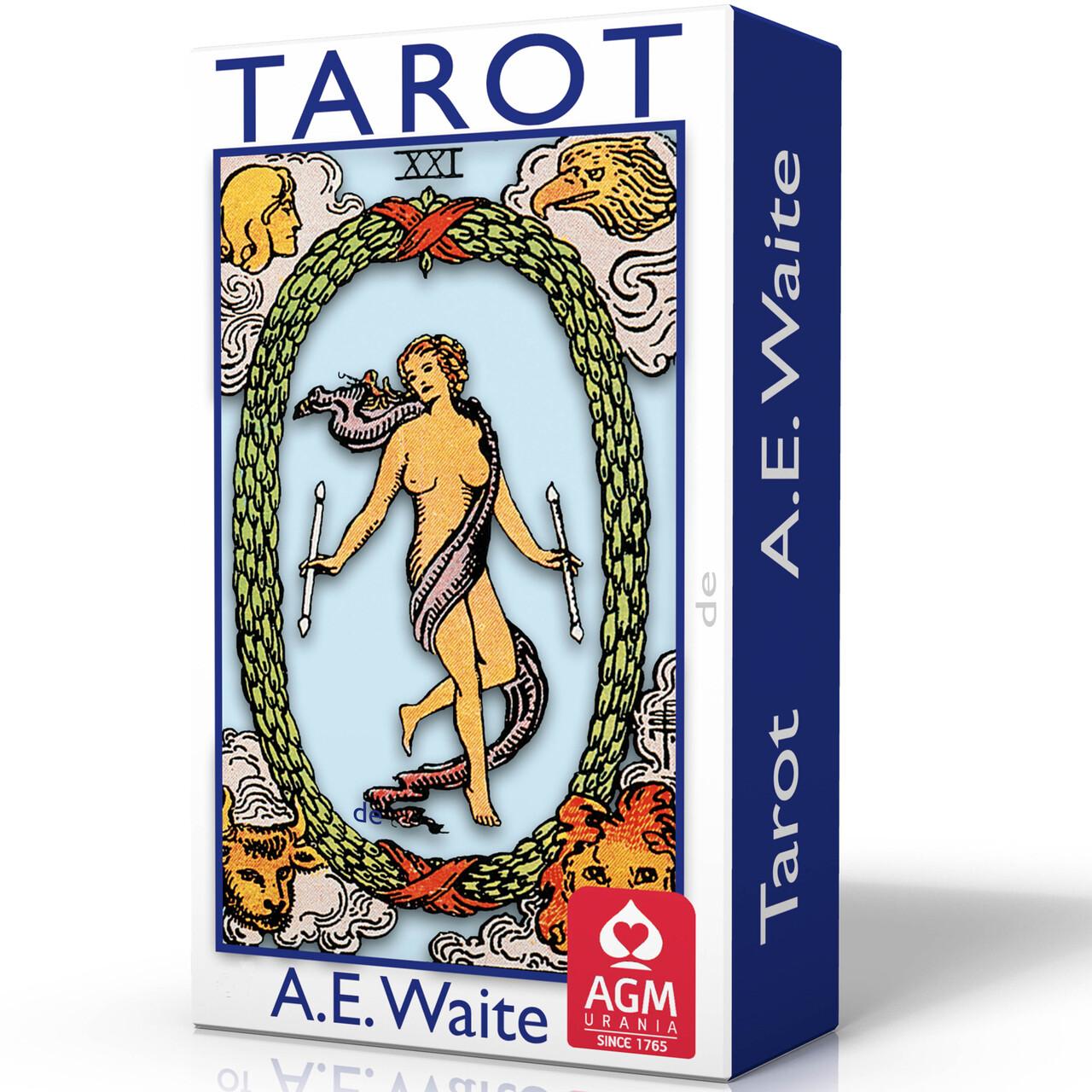 Buchcover: Tarot of A.E. Waite (Blue Edition, Pocket, Spanish)