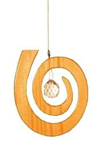 Buchcover: Spirale natur 15 cm, Kristall