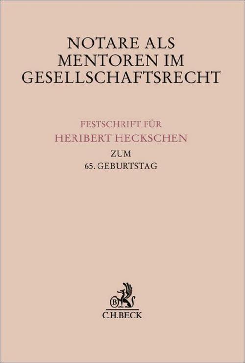 Notare als Mentoren im Gesellschaftsrecht