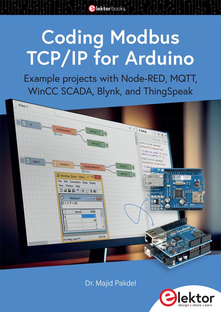 Buchcover: Coding Modbus TCP/IP for Arduino