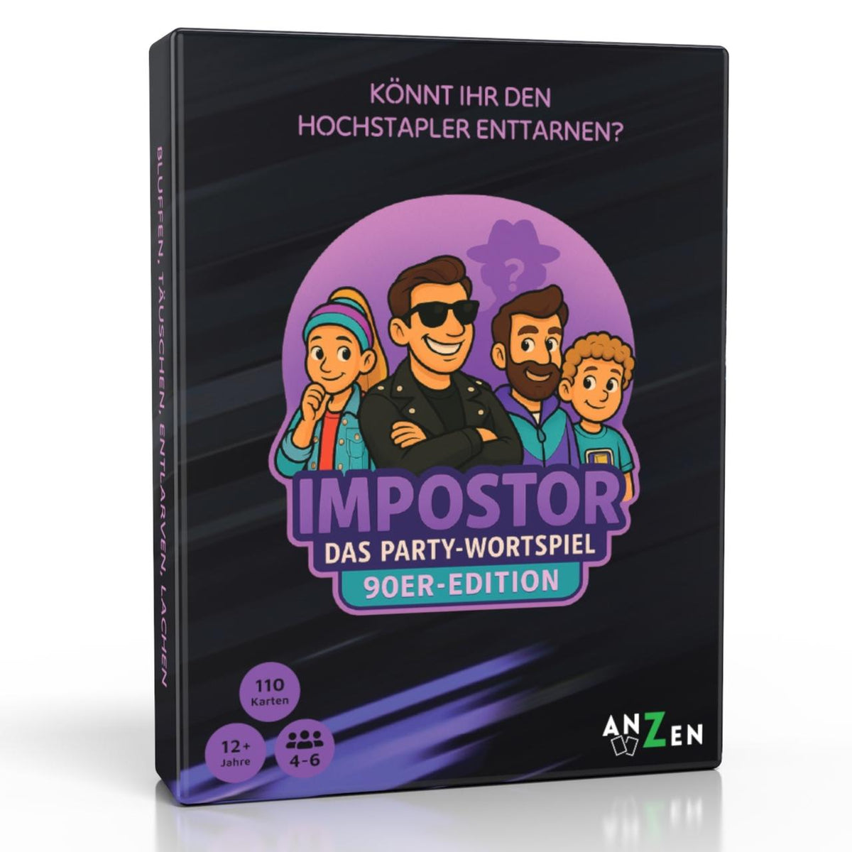 Buchcover: Impostor - Das Party-Wortspiel: 90er-Edition
