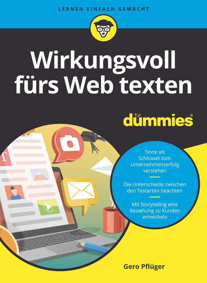 Buchcover: Wirkungsvoll fürs Web texten für Dummies