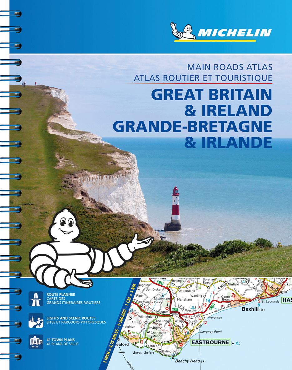 Michelin Straßenatlas Großbritannien & Irland mit Spiralbindung