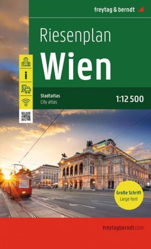 freytag & berndt Stadtatlas Wien Riesenplan, Städteatlas 1:12.500