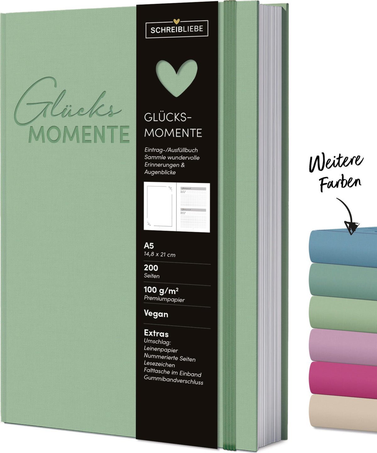 Buchcover: Glücksmomente Mint