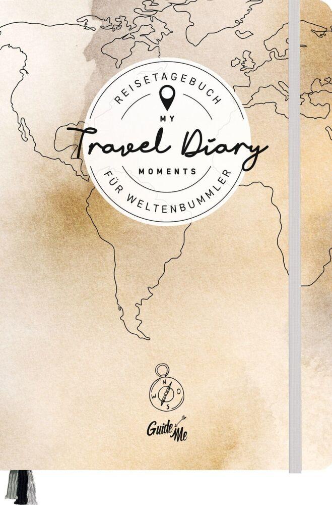 GuideMe Reisetagebuch Travel Diary Weltkarte