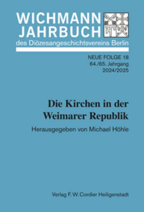 Buchcover: Wichmann-Jahrbuch des Diözesangeschichtsvereins Berlin