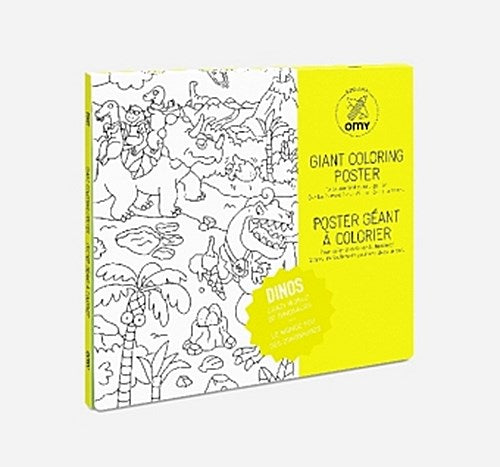 Giant Coloring Poster 70 x 100, Dinos