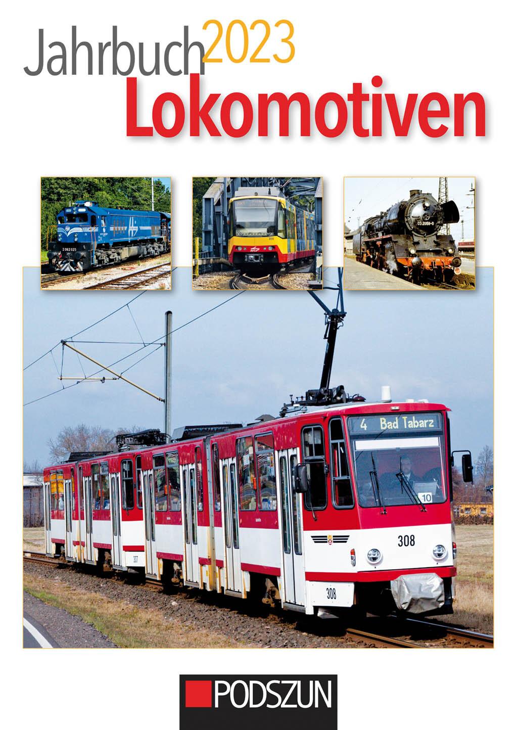 Buchcover: Jahrbuch Lokomotiven 2023