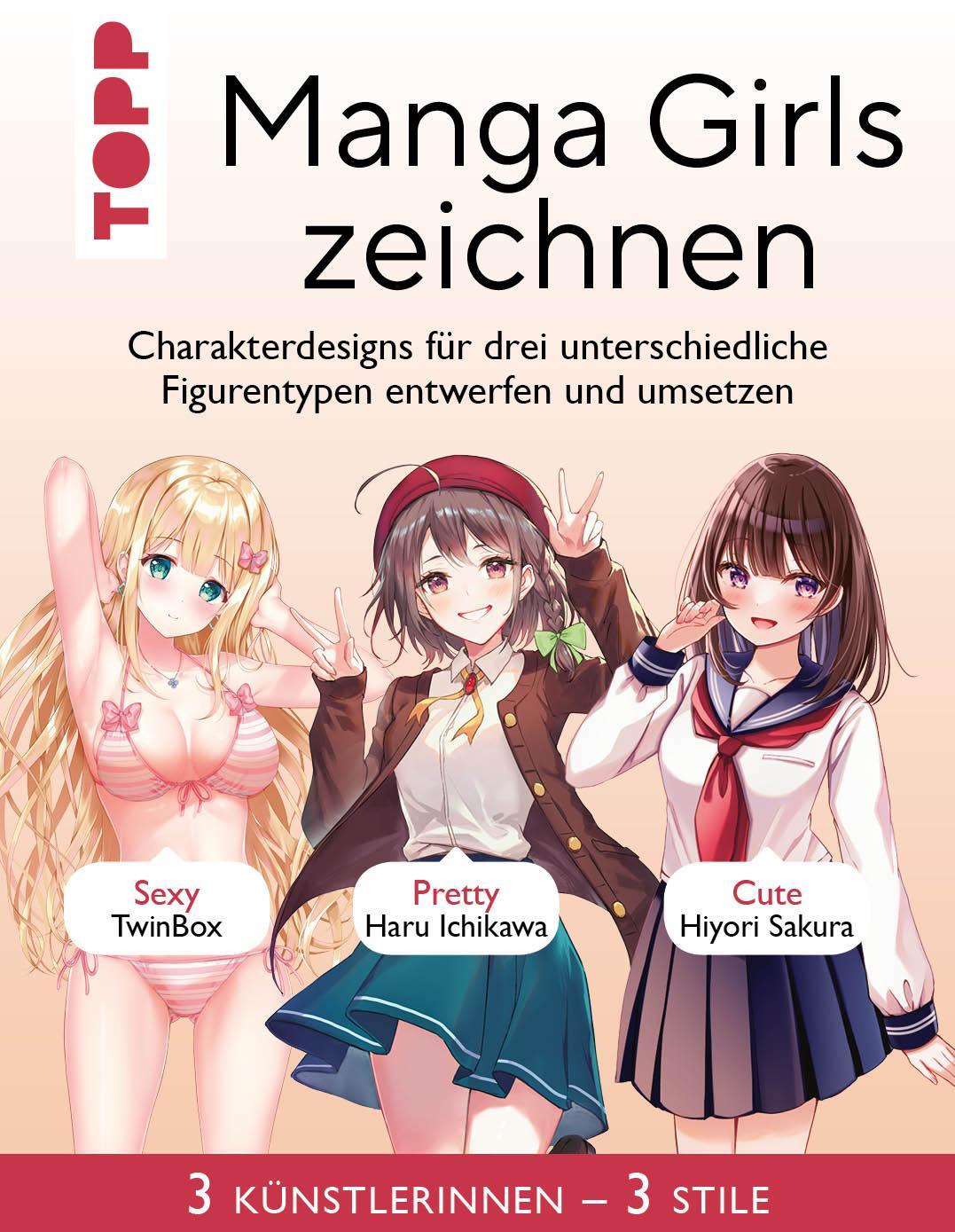 Buchcover: Manga Girls zeichnen