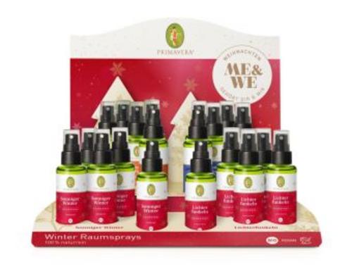 Display Winter Raumsprays bio 2021