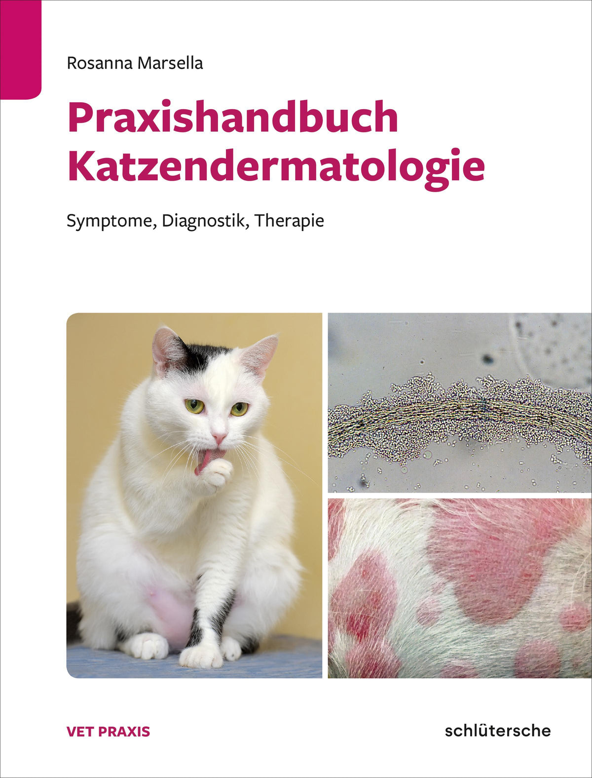 Buchcover: Praxishandbuch Katzendermatologie