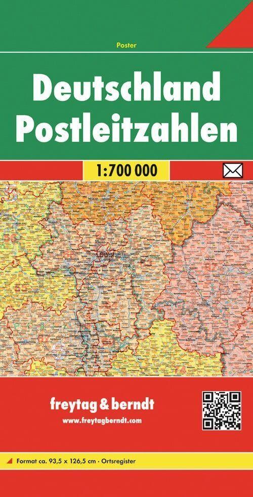 freytag & berndt Deutschland Postleitzahlen 1:700.000