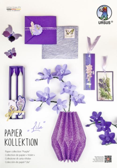 Buchcover: URSUS Papierkollektion \"Lila\"