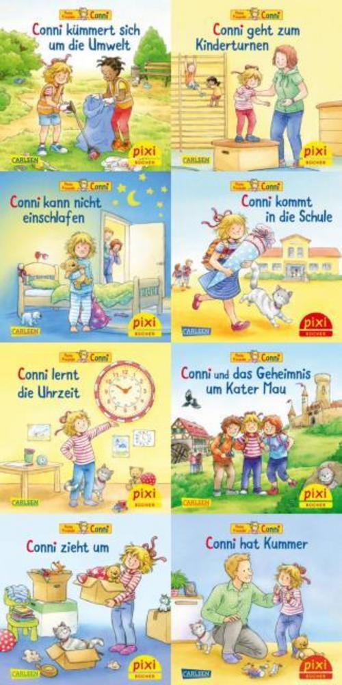 Pixi-Box 300: Neue Abenteuer mit Conni (8 x 8 Exemplare)